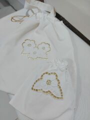 BEYAZ İŞ SECCADE TAKIMI (ÜRÜNLERİMİZ GÖRSEL AMAÇLIDIR SİPARİŞ ALINIR)