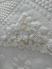 BEYAZ İŞ SECCADE TAKIMI (ÜRÜNLERİMİZ GÖRSEL AMAÇLIDIR SİPARİŞ ALINIR)