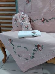 GÜLLÜ SECCADE TAKIMI (ÜRÜNLERİMİZ GÖRSEL AMAÇLIDIR SİPARİŞ ALINIR)