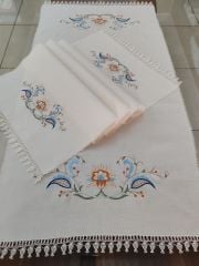 İĞNE OYALI MAKİNE NAKIŞLI SALON TAKIMI (ÜRÜNLERİMİZ GÖRSEL AMAÇLIDIR SİPARİŞ ALINIR)