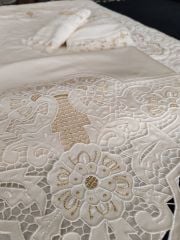 BEYAZ İŞ SECADE TAKIMI 8ÜRÜNLERİMİZ GÖRSEL AMAÇLIDIR SİPARİŞ ALINIR)