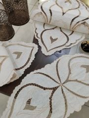 BEYAZ İŞ SALON TAKIMI (ÜRÜNLERİMİZ GÖRSEL AMAÇLIDIR SİPARİŞ ALINIR)