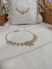 BREZİLYA NAKIŞLI BEBEK NEVRESİM PİKE TAKIMI (ÜRÜNLERİMİZ GÖRSEL AMAÇLIDIR SİPARİŞ ALINIR)