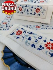 Çini Desen Amerikan Servis Takımı (ÜRÜNLERİMİZ GÖRSEL AMAÇLIDIR SİPARİŞ ALINIR)