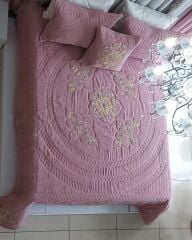 Hüsna Yatak Örtüsü Makina Nakışı (ÜRÜNLERİMİZ GÖRSEL AMAÇLIDIR SİPARİŞ ALINIR)