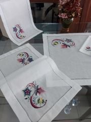 Antika İsviçre Keteni Elde Çin İğnesi Salon Takımı (ÜRÜNLERİMİZ GÖRSEL AMAÇLIDIR SİPARİŞ ALINIR)