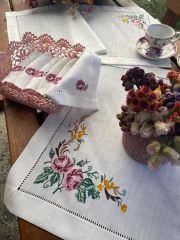 Kaneviçe El İşçiliği Çok Amaçlı Salon Takımı (ÜRÜNLERİMİZ GÖRSEL AMAÇLIDIR SİPARİŞ ALINIR)