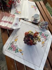 Kaneviçe El İşçiliği Çok Amaçlı Salon Takımı (ÜRÜNLERİMİZ GÖRSEL AMAÇLIDIR SİPARİŞ ALINIR)