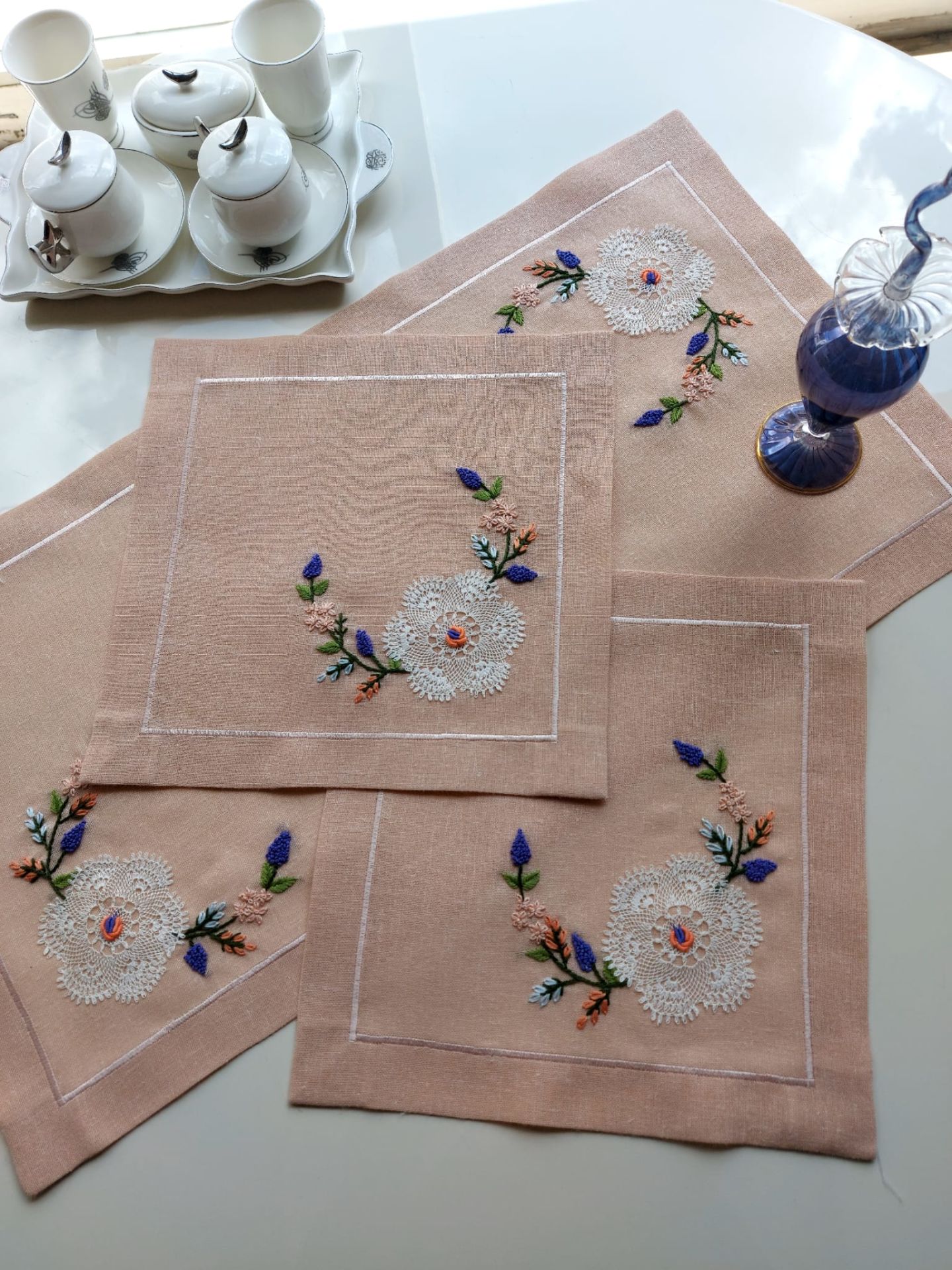 İĞNE OĞALI BREZİLYA İŞ YATAK ODASI TAKIMI (ÜRÜNLERİMİZ GÖRSEL AMAÇLIDIR SİPARİŞ ALINIR)