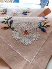 İĞNE OĞALI BREZİLYA İŞ YATAK ODASI TAKIMI (ÜRÜNLERİMİZ GÖRSEL AMAÇLIDIR SİPARİŞ ALINIR)