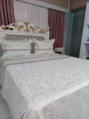 BREZİLYA NAKIŞLI NEVRESİM VE PİKE TAKIMI (ÜRÜNLERİMİZ GÖRSEL AMAÇLIDIR SİPARİŞ ALINIR)