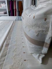 BREZİLYA NAKIŞLI NEVRESİM VE PİKE TAKIMI (ÜRÜNLERİMİZ GÖRSEL AMAÇLIDIR SİPARİŞ ALINIR)