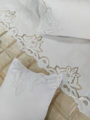 BEYAZ İŞ YORGAN TAKIMI (ÜRÜNLERİMİZ GÖRSEL AMAÇLIDIR SİPARİŞ ALINIR)