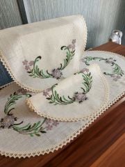 KANEVİÇE İĞNE OYASI YATAK ODASI TAKIMI (ÜRÜNLERİMİZ GÖRSEL AMAÇLIDIR SİPARİŞ ALINIR)