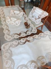 BEYAZ  İŞİ  SALON TAKIMI  (ÜRÜNLERİMİZ GÖRSEL AMAÇLIDIR SİPARİŞ ALINIR)