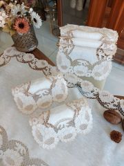 BEYAZ  İŞİ  SALON TAKIMI  (ÜRÜNLERİMİZ GÖRSEL AMAÇLIDIR SİPARİŞ ALINIR)