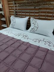 BEYAZ İŞ YORGAN TAKIMI (ÜRÜNLERİMİZ GÖRSEL AMAÇLIDIR SİPARİŞ ALINIR)