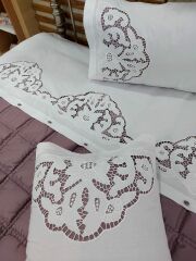 BEYAZ İŞ YORGAN TAKIMI (ÜRÜNLERİMİZ GÖRSEL AMAÇLIDIR SİPARİŞ ALINIR)