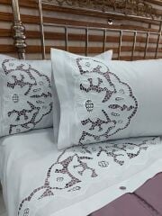 BEYAZ İŞ YORGAN TAKIMI (ÜRÜNLERİMİZ GÖRSEL AMAÇLIDIR SİPARİŞ ALINIR)