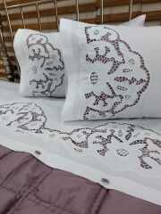 BEYAZ İŞ YORGAN TAKIMI (ÜRÜNLERİMİZ GÖRSEL AMAÇLIDIR SİPARİŞ ALINIR)