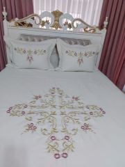 MARAŞ İŞİ SARAY MODEL YATAK ÖRTÜSÜ (ÜRÜNLERİMİZ GÖRSEL AMAÇLIDIR SİPARİŞ ALINIR)
