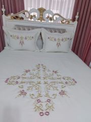MARAŞ İŞİ SARAY MODEL YATAK ÖRTÜSÜ (ÜRÜNLERİMİZ GÖRSEL AMAÇLIDIR SİPARİŞ ALINIR)