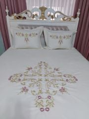 MARAŞ İŞİ SARAY MODEL YATAK ÖRTÜSÜ (ÜRÜNLERİMİZ GÖRSEL AMAÇLIDIR SİPARİŞ ALINIR)