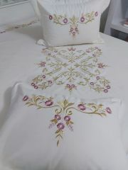 MARAŞ İŞİ SARAY MODEL YATAK ÖRTÜSÜ (ÜRÜNLERİMİZ GÖRSEL AMAÇLIDIR SİPARİŞ ALINIR)