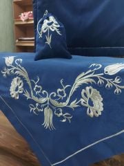 MARAŞ İŞİ LALE MODEL SECCADE TAKIMI 3 PARÇA (ÜRÜNLERİMİZ GÖRSEL AMAÇLIDIR SİPARİŞ ALINIR)