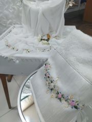 BREZİLYA İŞİ SECCADE TAKIMI (ÜRÜNLERİMİZ GÖRSEL AMAÇLIDIR SİPARİŞ ALINIR)