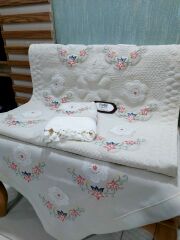 ÇİN İĞNESİ SECCADE TAKIMI 3PARÇA (ÜRÜNLERİMİZ GÖRSEL AMAÇLIDIR SİPARİŞ ALINIR)