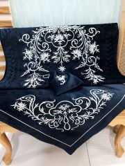 MARAŞ İŞİ ATİYE MODEL SECCADE TAKIMI 3 PARÇA (ÜRÜNLERİMİZ GÖRSEL AMAÇLIDIR SİPARİŞ ALINIR)