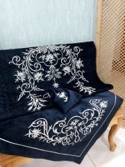 MARAŞ İŞİ ATİYE MODEL SECCADE TAKIMI 3 PARÇA (ÜRÜNLERİMİZ GÖRSEL AMAÇLIDIR SİPARİŞ ALINIR)