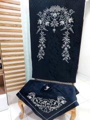 MARAŞ İŞİ ATİYE MODEL SECCADE TAKIMI 3 PARÇA (ÜRÜNLERİMİZ GÖRSEL AMAÇLIDIR SİPARİŞ ALINIR)