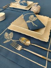 YAPRAK DESEN SERVİS TAKIMI 9 PARÇA  (ÜRÜNLERİMİZ GÖRSEL AMAÇLIDIR SİPARİŞ ALINIR)