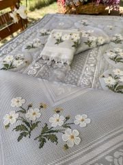 KANEVİÇE İĞNE OYASI SECCADE TAKIMI 4 PARÇA (ÜRÜNLERİMİZ GÖRSEL AMAÇLIDIR SİPARİŞ ALINIR