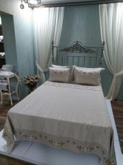 MAT PAMUK SATEN PİKE TAKIMI (ÜRÜNLERİMİZ GÖRSEL AMAÇLIDIR SİPARİŞ ALINIR)