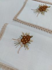 BREZİLYA NAKIŞLI MUTFAK TAKIMI (ÜRÜNLERİMİZ GÖRSEL AMAÇLIDIR SİPARİŞ ALINIR)