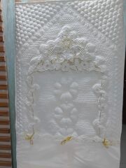 BEYAZ İŞ SECCADE TAKIMI (ÜRÜNLERİMİZ GÖRSEL AMAÇLIDIR SİPARİŞ ALINIR)