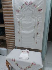 ÇİN İĞNESİ SECCADE TAKIMI (ÜRÜNLERİMİZ GÖRSEL AMAÇLIDIR SİPARİŞ ALINIR)