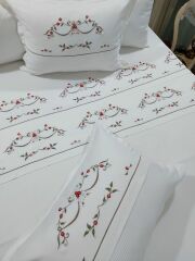 BREZİLYA İŞİ PİKE VE NEVRESİM TAKIMI (ÜRÜNLERİMİZ GÖRSEL AMAÇLIDIR SİPARİŞ ALINIR)