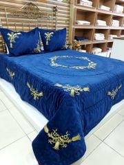 LALE MODEL KADİFE YATAK ÖRTÜSÜ(ÜRÜNLERİMİZ GÖRSEL AMAÇLIDIR SİPARİŞ ALINIR)