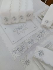 BEYAZ İŞ SERİS TAKIMI (ÜRÜNLERİMİZ GÖRSEL AMAÇLIDIR SİPARİŞ ALINIR)