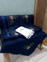 KANEVİÇE SECCADE TAKIMI (ÜRÜNLERİMİZ GÖRSEL AMAÇLIDIR SİPARİŞ ALINIR)