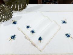 BREZİLYA NAKIŞLI MUTFAK TAKIMI (ÜRÜNLERİMİZ GÖRSEL AMAÇLIDIR SİPARİŞ ALINIR)