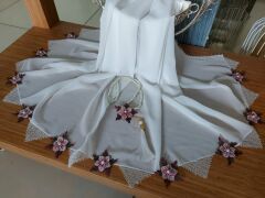 İĞNE OYASI SECCADE TAKIMI (ÜRÜNLERİMİZ GÖRSEL AMAÇLIDIR SİPARİŞ ALINIR)