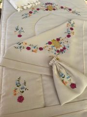 BREZİLYA İŞİ SECCADE TAKIMI (ÜRÜNÜMÜZ GÖRSEL AMAÇLIDIR SİPARİŞ ALINIR )