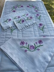 KANEVİÇE SECCADE TAKIMI (ÜRÜNÜMÜZ GÖRSEL AMAÇLIDIR SİPARİŞ ALINI