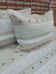 BREZİLYA İŞİ NEVRESİM VE PİKE TAKIMI (ÜRÜNLERİMİZ GÖRSELAMAÇLIDIR SİPARİŞ ALINIR)