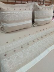 BREZİLYA İŞİ NEVRESİM VE PİKE TAKIMI (ÜRÜNLERİMİZ GÖRSELAMAÇLIDIR SİPARİŞ ALINIR)